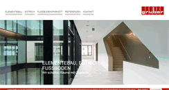 Desktop Screenshot of gruber-innenausbau.de